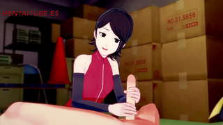 Boruto Hentai -- Sarada Jerkoff, lebay, titjoob jeung X_x ku Boruto