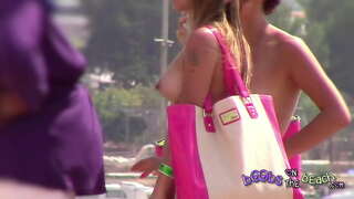 Á�んにちはbabeを歩こうのビーチtypsy&amp;amp;トップレスと