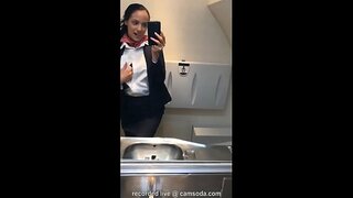 Latina stjuarte pievienojas masturbācija mile high club tualete un cums