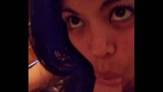 Blowjob with cum in mouth