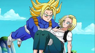 Android 18 fucked by Trunks